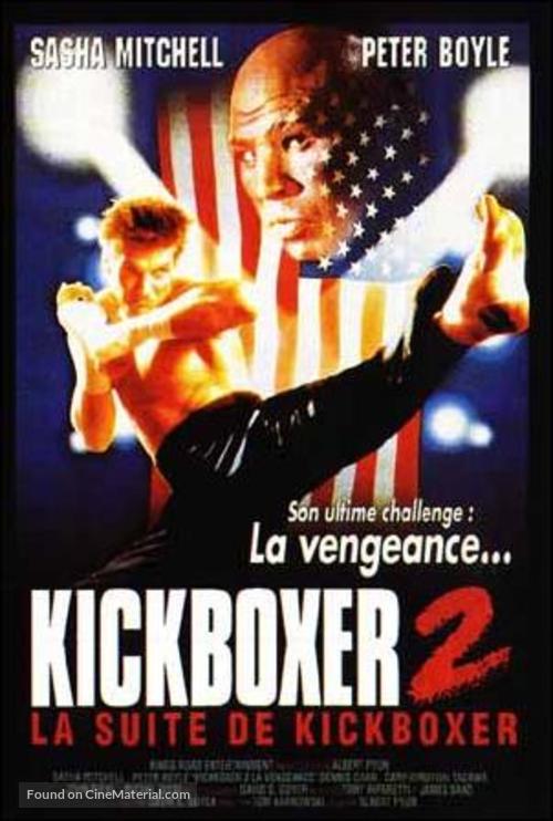 Kickboxer 2: The Road Back - French VHS movie cover