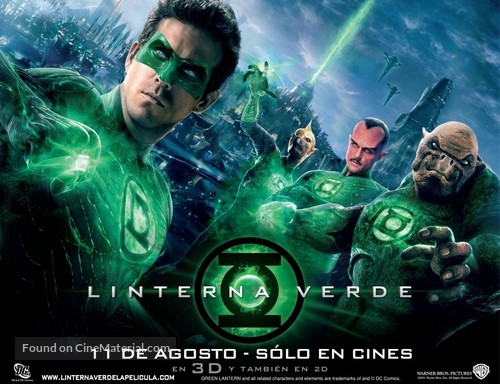 Green Lantern - Argentinian Movie Poster