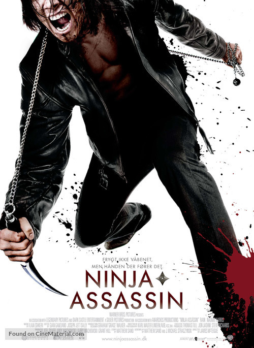 Ninja Assassin - Danish Movie Poster