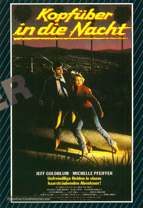 Into the Night - German VHS movie cover