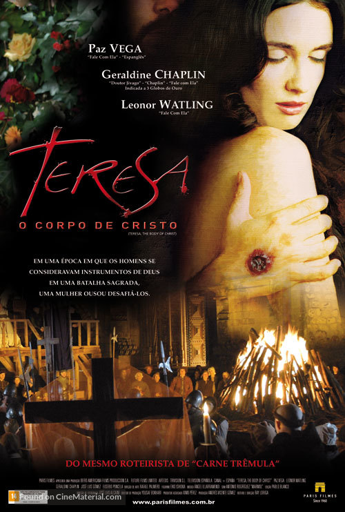 Teresa, el cuerpo de Cristo - Brazilian Movie Poster