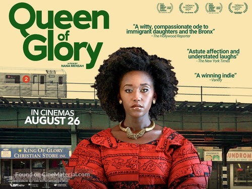 Queen of Glory - British Movie Poster