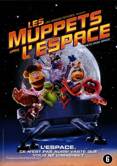 Muppets From Space - Belgian DVD movie cover