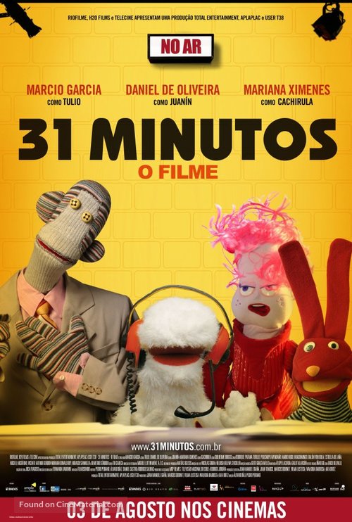 31 minutos, la pel&iacute;cula - Brazilian Movie Poster