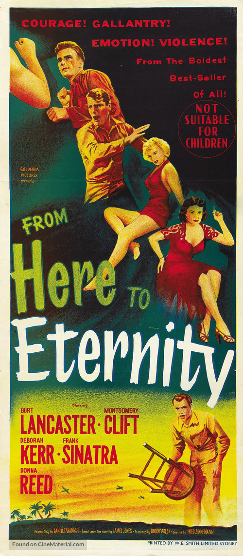 From Here to Eternity - Australian Movie Poster