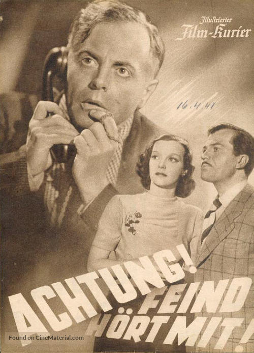 Achtung! Feind h&ouml;rt mit! - Movie Poster