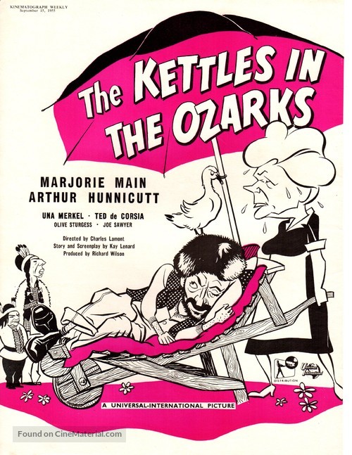 The Kettles in the Ozarks - British Movie Poster