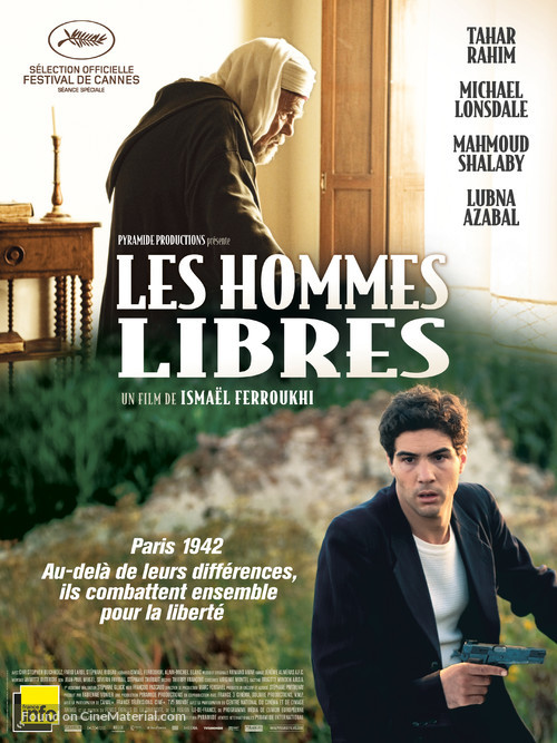 Les hommes libres - French Movie Poster