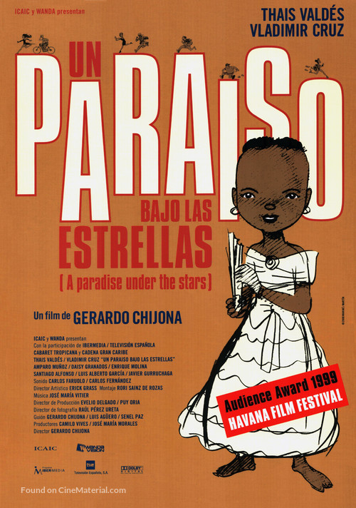 Un para&iacute;&shy;so bajo las estrellas - Spanish Movie Poster