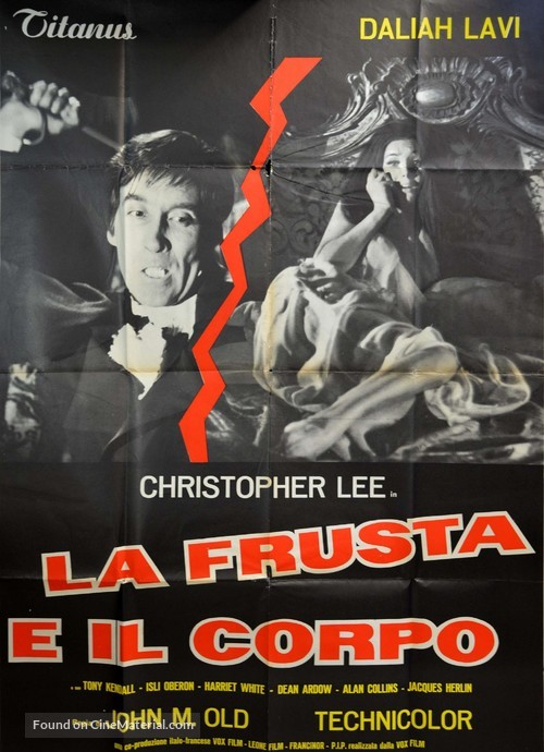 La frusta e il corpo - Italian Movie Poster