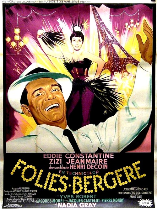 Folies-Berg&egrave;re - French Movie Poster