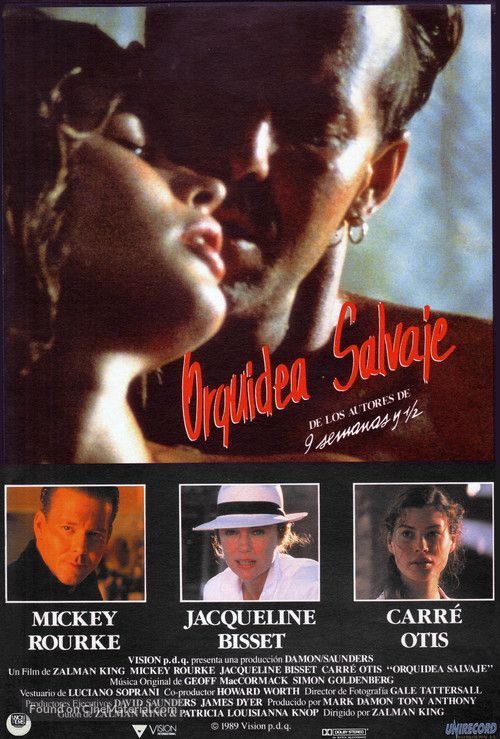 Wild Orchid - Spanish Movie Poster