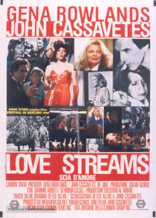 Love Streams - Italian Movie Poster