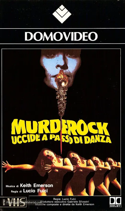 Murderock - uccide a passo di danza - Italian VHS movie cover