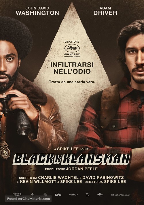 BlacKkKlansman - Swiss Movie Poster
