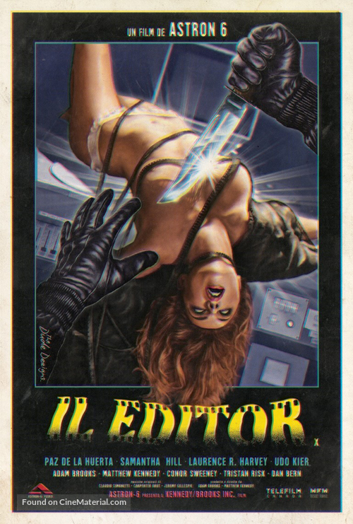 The Editor - Canadian Movie Poster