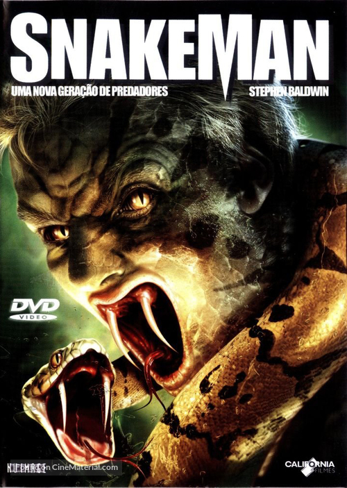 The Snake King - Brazilian DVD movie cover