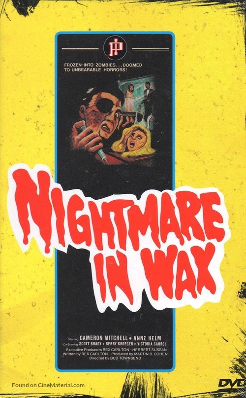 Nightmare in Wax - German DVD movie cover