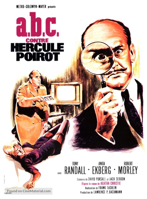 The Alphabet Murders - French Movie Poster