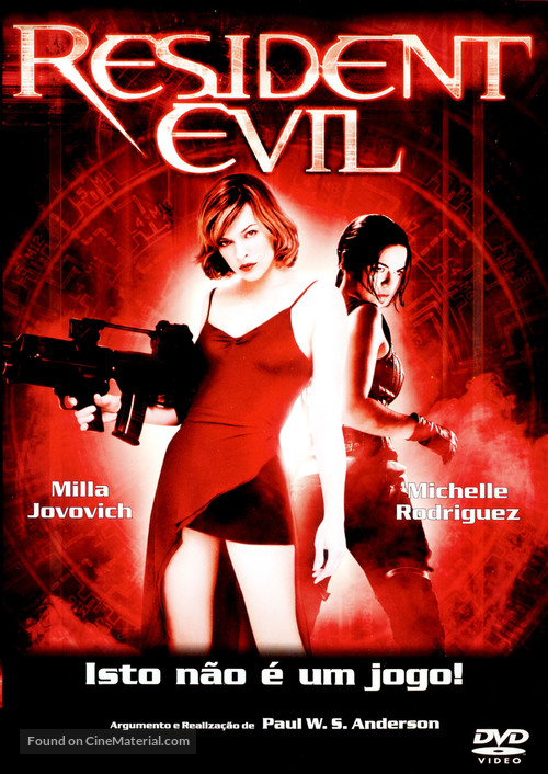 Resident Evil - Portuguese DVD movie cover