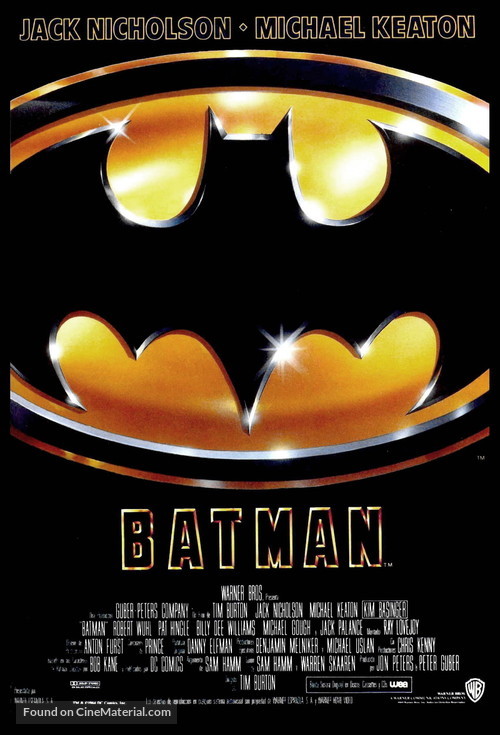 Batman (1989) Spanish movie poster