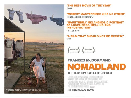 Nomadland - British Movie Poster