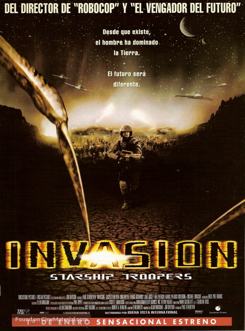 Starship Troopers - Argentinian Movie Poster