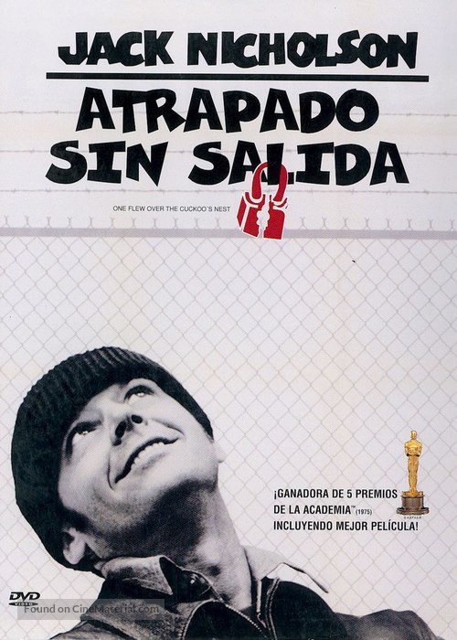 One Flew Over the Cuckoo&#039;s Nest - Argentinian DVD movie cover