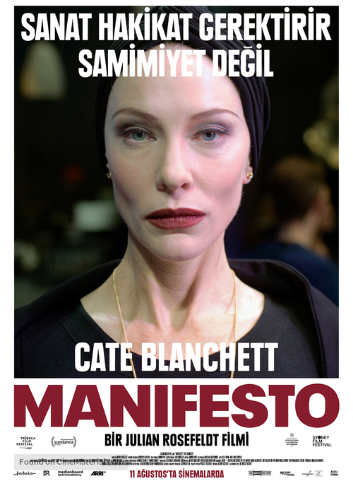 Manifesto - Turkish Movie Poster