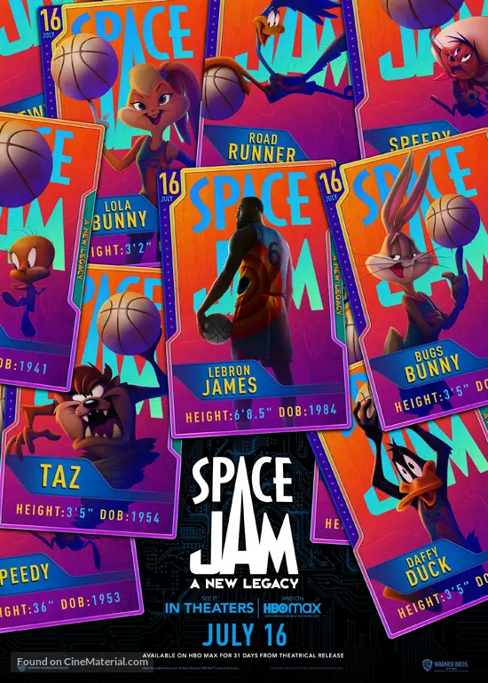 Looney Tunes Space Jam Release Date Hbo Max Tune Squad Space Jam A