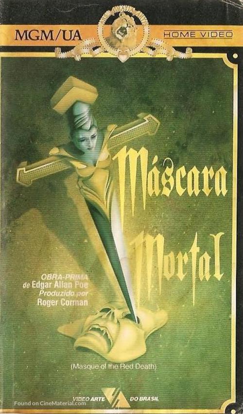 Masque of the Red Death - Brazilian VHS movie cover