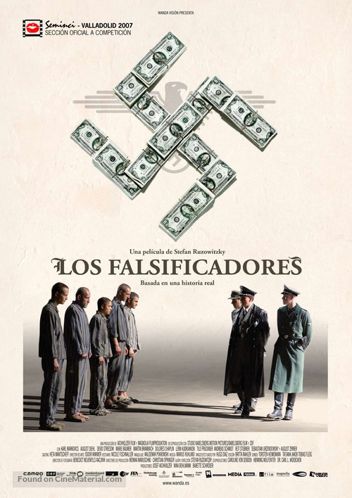Die F&auml;lscher - Spanish poster