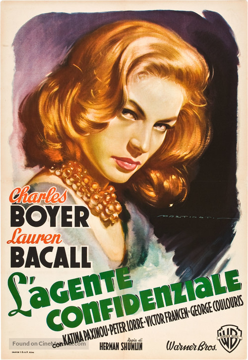 Confidential Agent - Italian Movie Poster