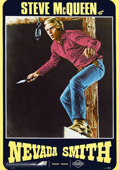 Nevada Smith - Italian VHS movie cover