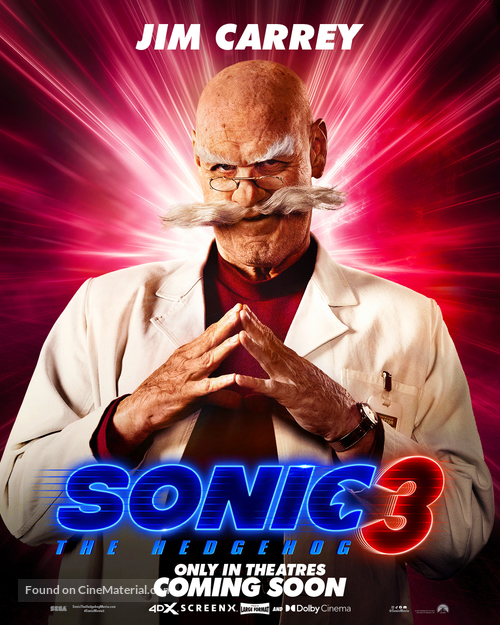 Sonic the Hedgehog 3 - Canadian Movie Poster