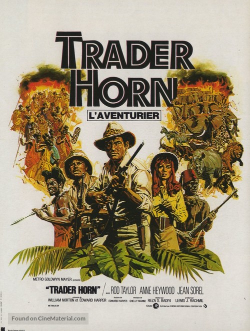 Trader Horn - French Movie Poster