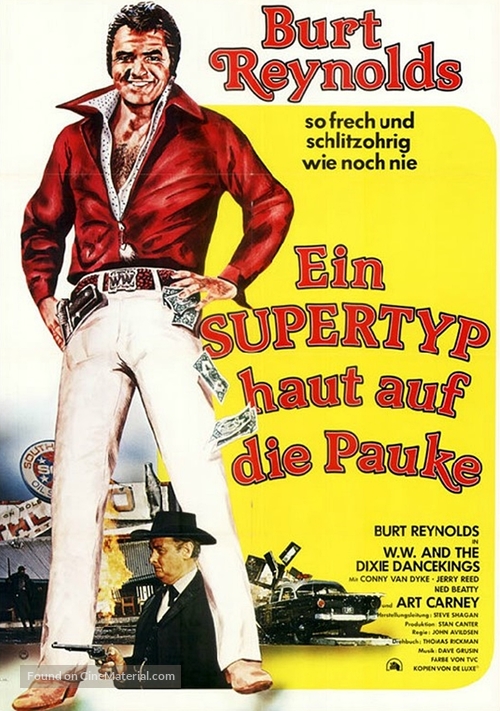 W.W. and the Dixie Dancekings - German Movie Poster