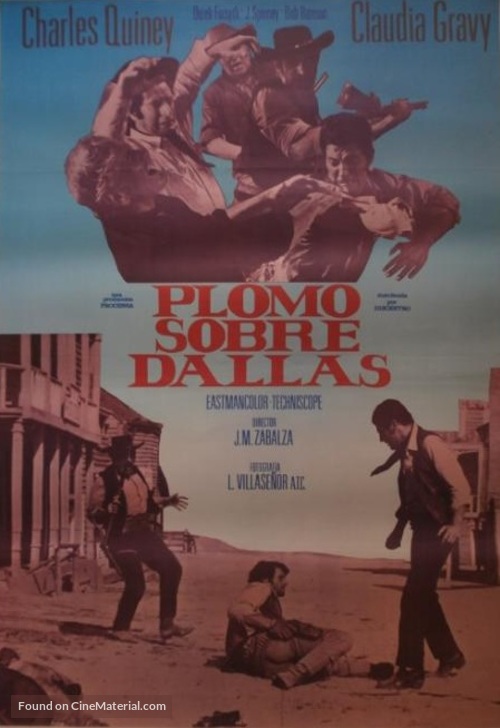 Plomo sobre Dallas - Spanish Movie Poster