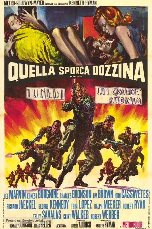 The Dirty Dozen - Italian Movie Poster