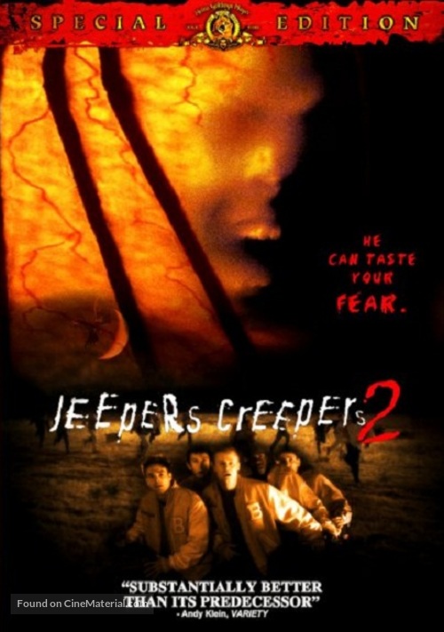 Jeepers Creepers II - DVD movie cover