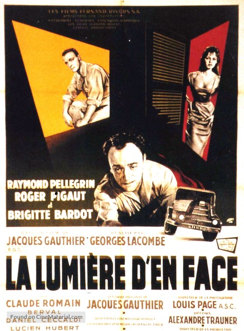 La lumi&egrave;re d&#039;en face - French Movie Poster