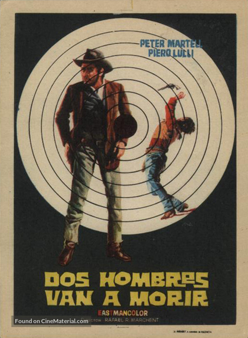Dos hombres van a morir - Spanish Movie Poster