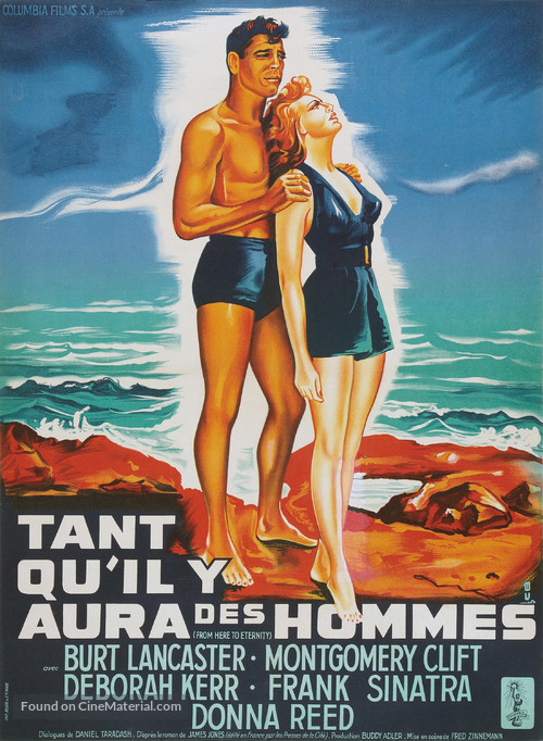 From Here to Eternity - French Movie Poster