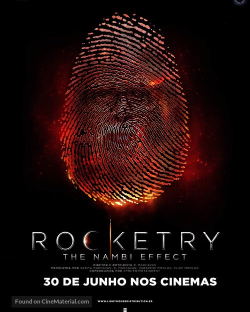 Rocketry: The Nambi Effect - Portuguese Movie Poster