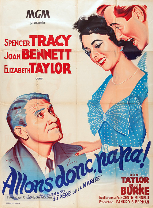 Father&#039;s Little Dividend - French Movie Poster