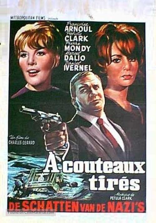 &Agrave; couteaux tir&eacute;s - Belgian Movie Poster