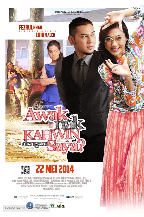 Awak Nak Kahwin Dengan Saya? - Malaysian Movie Poster
