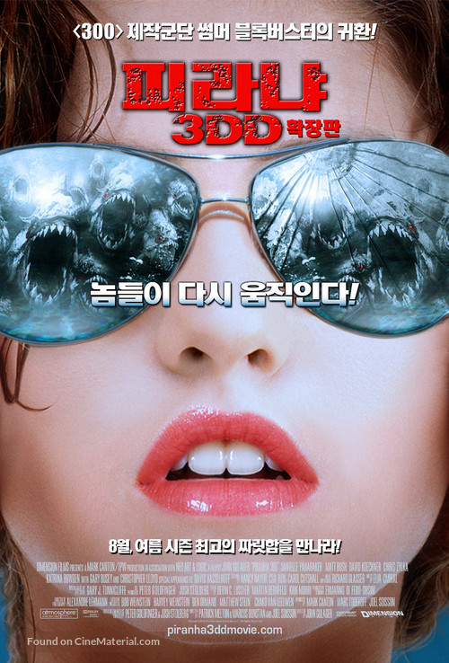 Piranha 3DD - South Korean Movie Poster