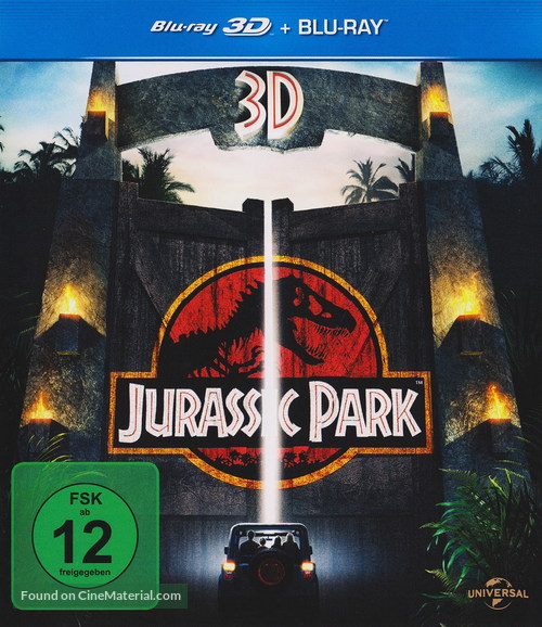 Jurassic Park - German Blu-Ray movie cover