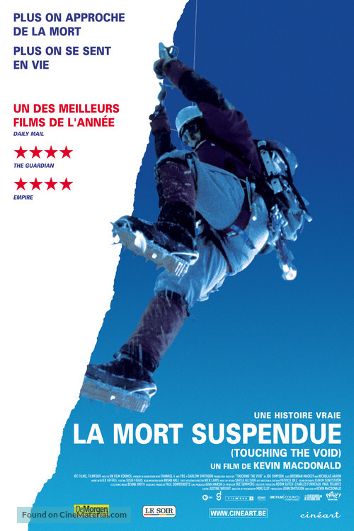 Touching the Void - Belgian poster